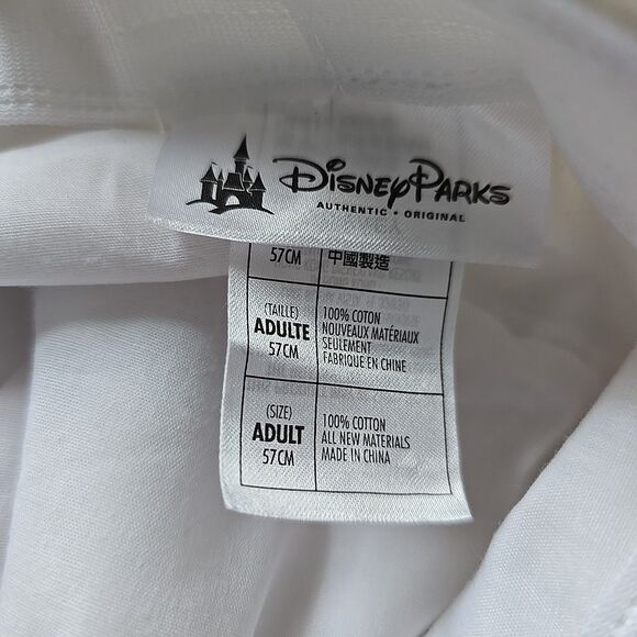 Disney Parks Women’s Minnie Bucket Hat Rain Sun Visor Red Pin White Polka Dots - Picture 4 of 5